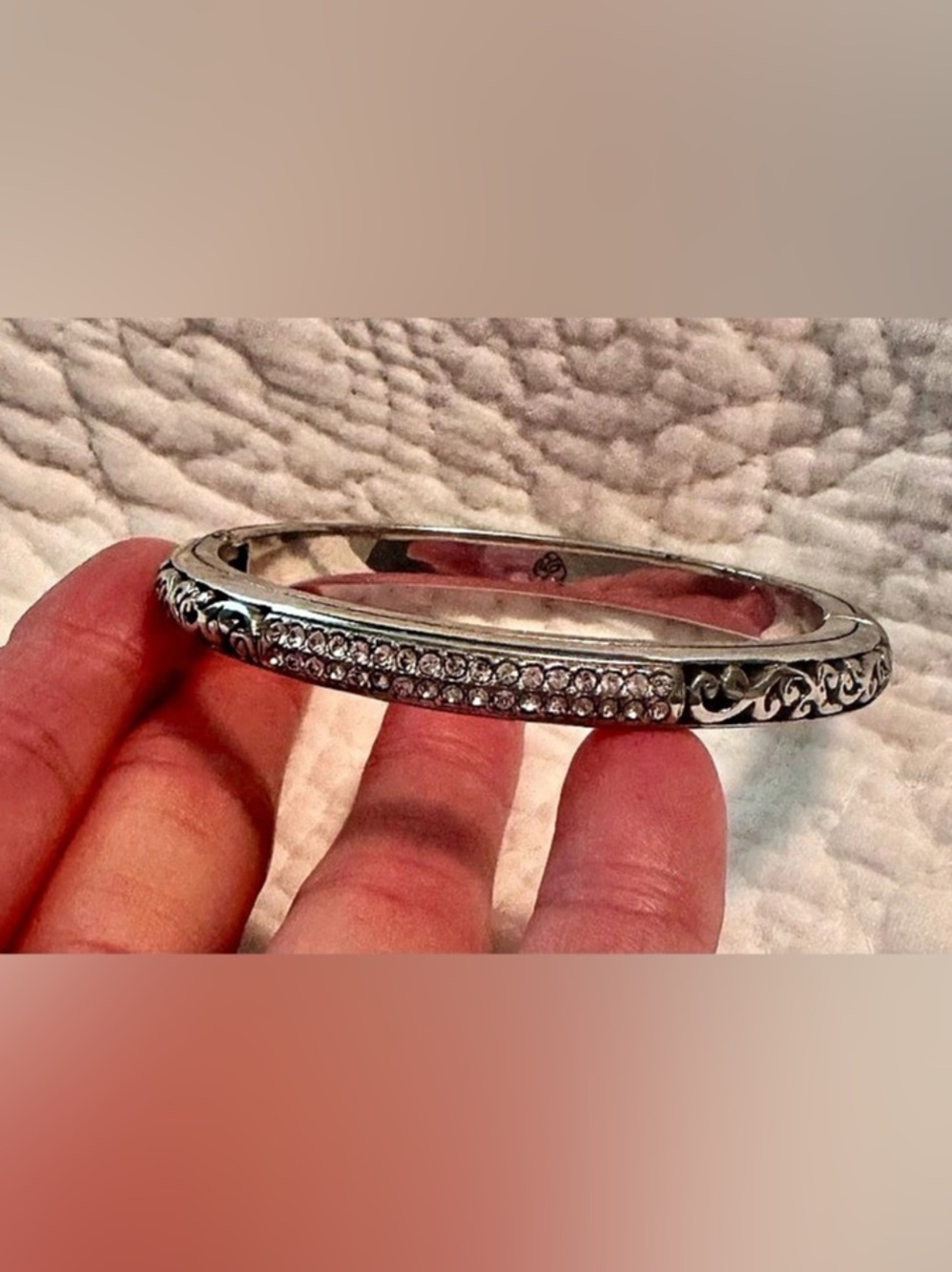 Brighton Sacred Cross Hinged Bracelet